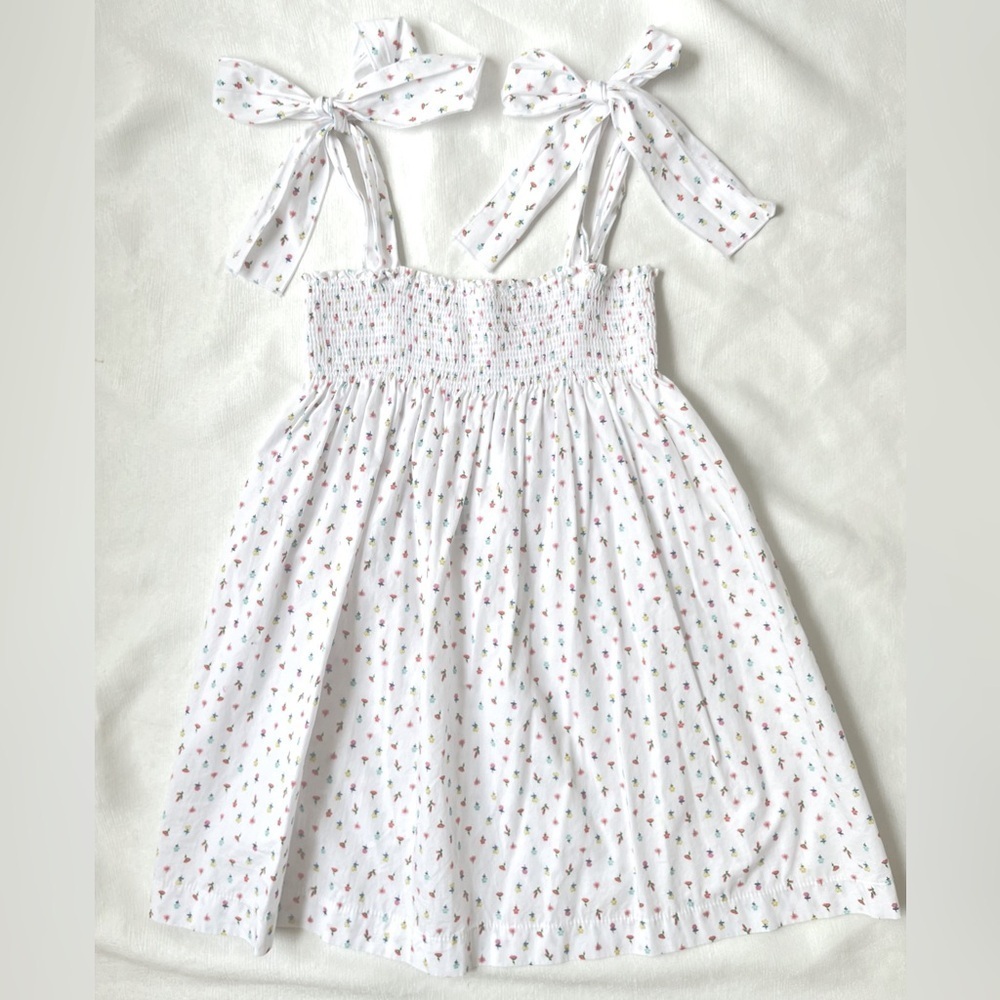 Sal And Pimenta Girls 100% Cotton Summer Dress 6 EUC